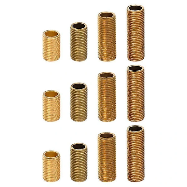 Hohle Led-lichtgewindestange, Beleuchtungszubehör-set, Beleuchtungsreparaturset, Gewinderohrverbinder, Beleuchtungsverbinder, Gewinderohrbeleuchtungszubehör (mehrere Teile, 3,00 X 1,00)