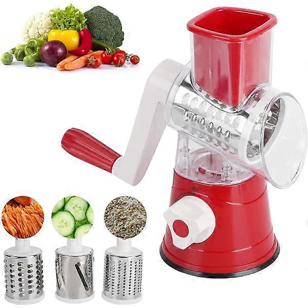 Gemüsehobel Mit Kurbelgriff, Geeignet Für Obst, Gemüse Usw., Ein Praktisches Küchenaccessoire, Multifunktionale Reibe.