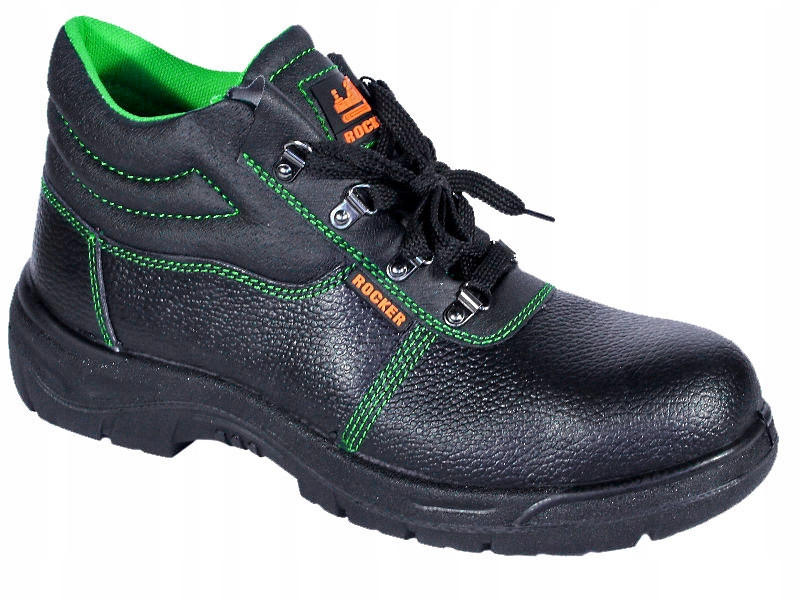 Arbeitsstiefel Aus Naturleder, Waldgrün, Größe 41