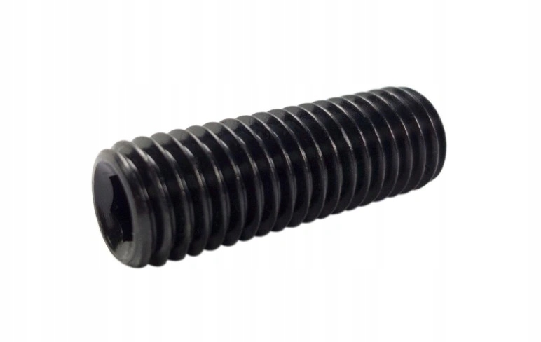 M8x8 Gewindestift Ohne Kopf, Schwarz, Din 913, 500 Stück.