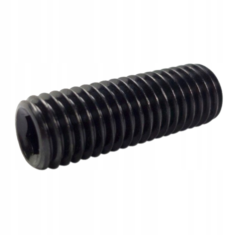 M24x70 Gewindestift Ohne Kopf, Schwarz, Din 913, 10 Stück.
