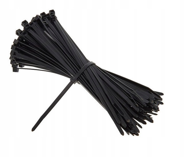 Schwarze Kabelbinder Aus Kunststoff, 100 X 2,5 Mm, 100 Stück