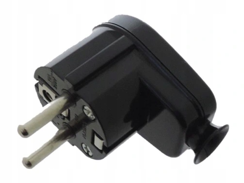 Plastrol Wt-16u 16a 250v Abgewinkelter Stecker Schwarz