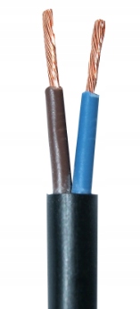 Omy 2x1,5 Schwarzes 10m 300v Kabel
