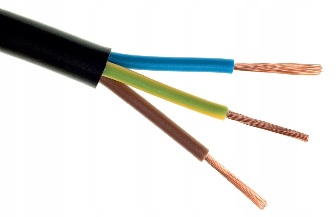Werkstatt-elektrokabel Aus Gummi Ow 3x1,5 25m