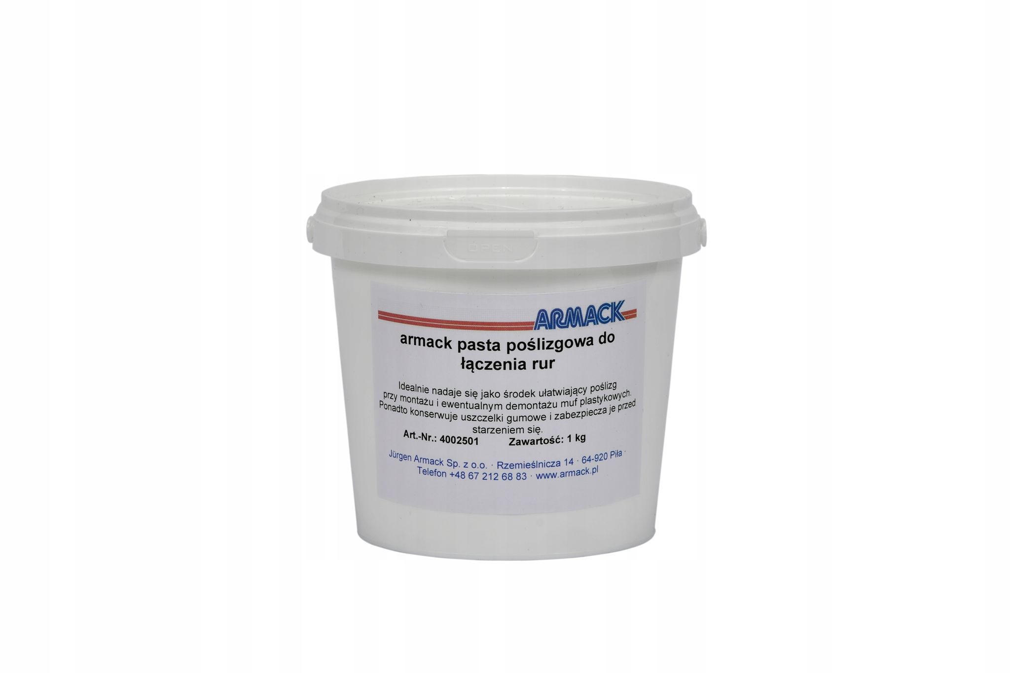 Armack Rohrverbindungspaste, 1 Kg Eimer