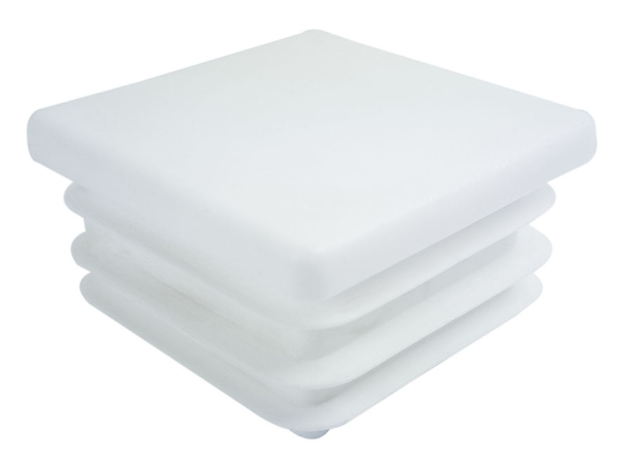 Profilendkappe Weiß 40x40 Mm Quadratisch 5 Stück.