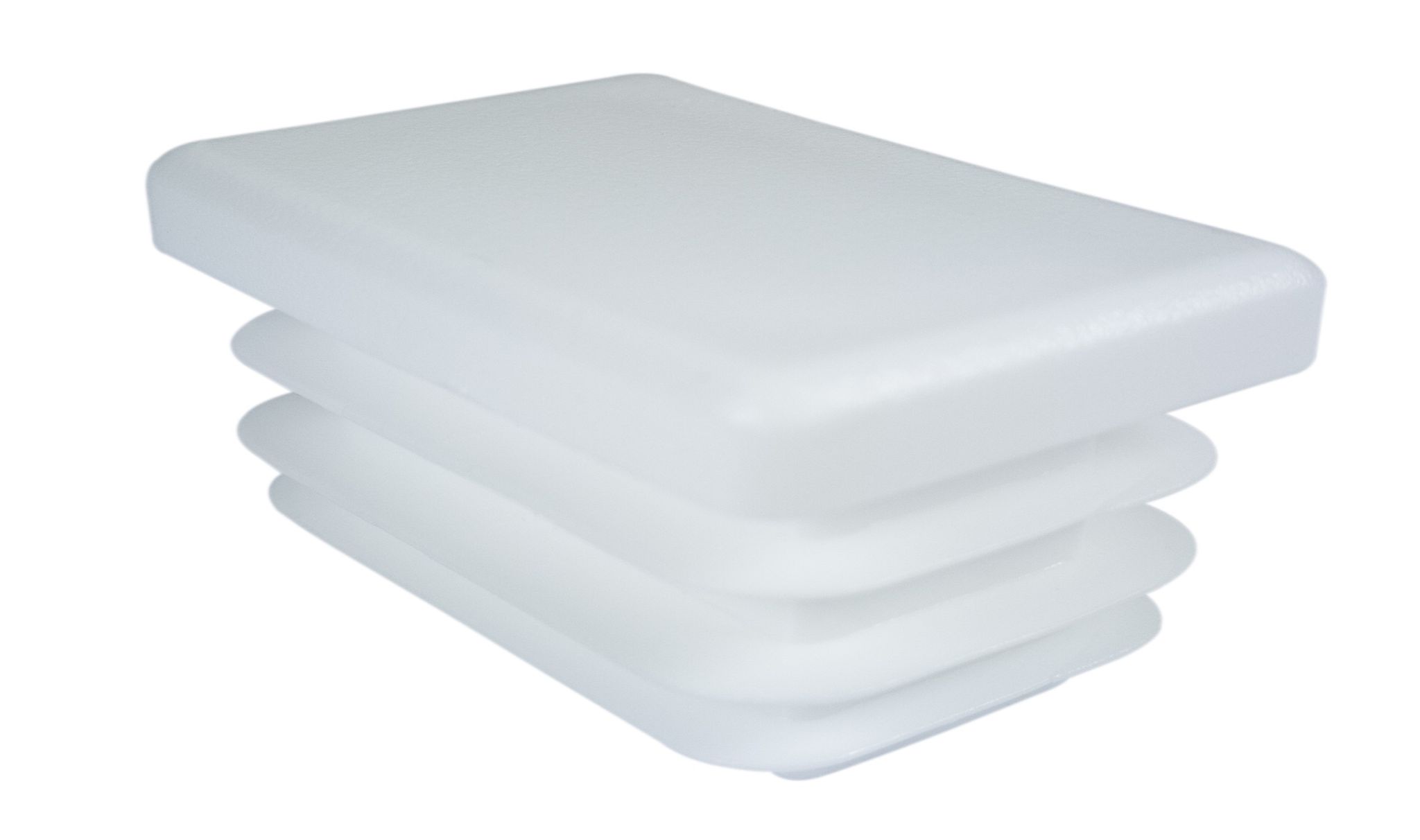 Profilendkappe Weiß 100x150mm Rechteckig 1 Stück.
