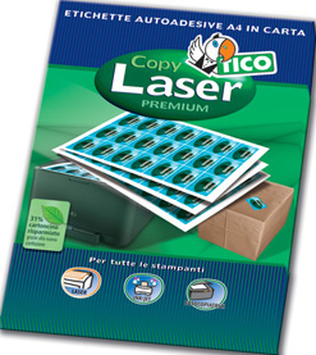 Tico Copy Laser Premium Selbstklebendes Etikett Weiß 2400 Stück(e)