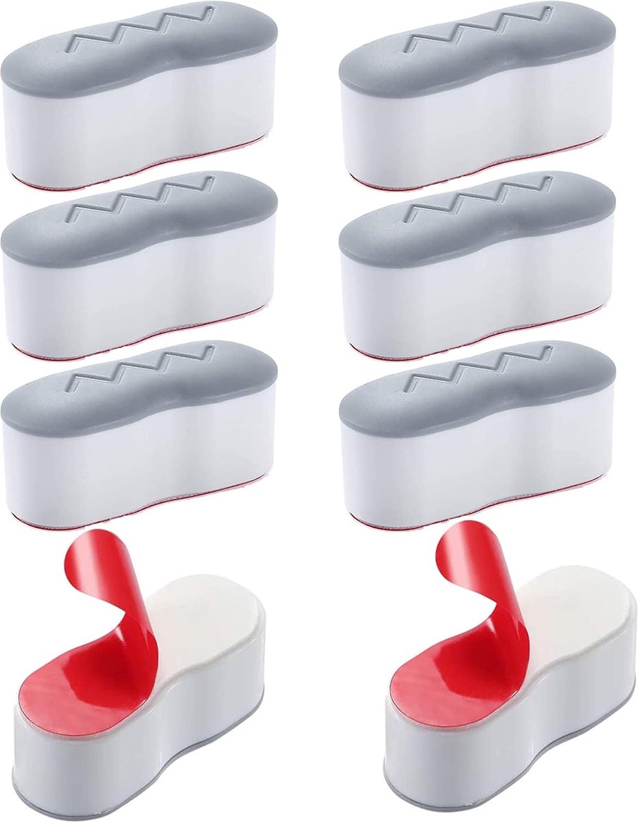 Wc-sitzpuffer – 8er-packung Universelle Sitzanhebungspads Mit Starkem Klebstoff (weiß)