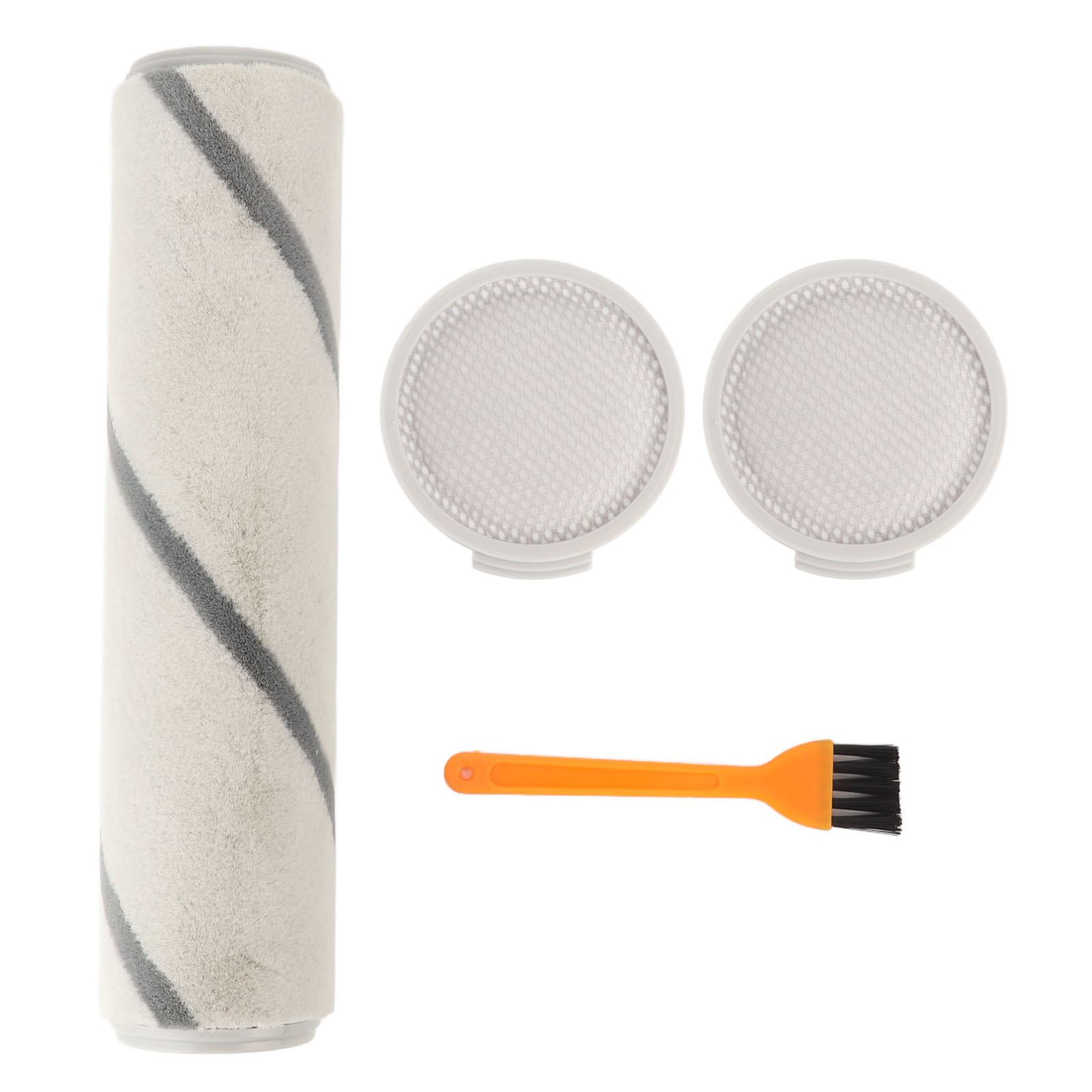 4-teiliges Staubsauger-zubehörset: 1 Abs-schwamm, 2 Walzenbürsten, 1 Filter, 1 Reinigungsbürste, Passend Für Staubsauger Des Modells H7.