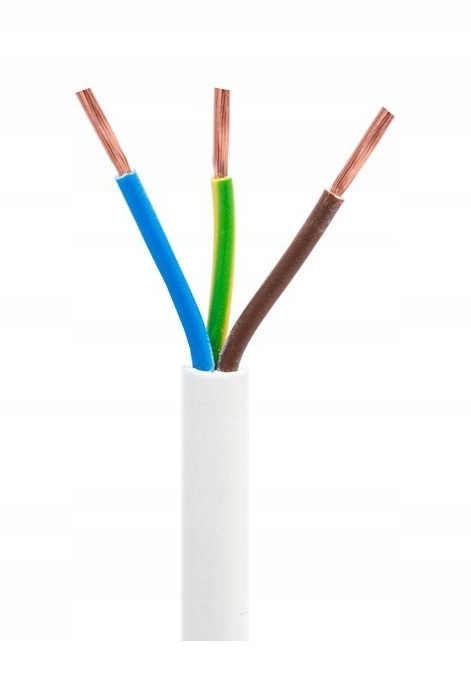 Omy 3x1,5 1m 300v Weißes Elektrokabel