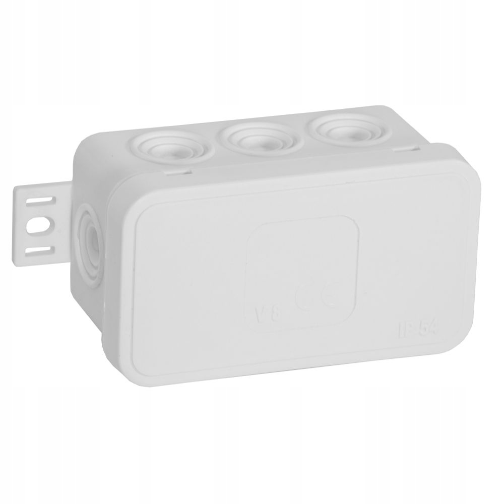 Hermetische Elektrodose, Weiß, 80 X 45 X 41 Mm