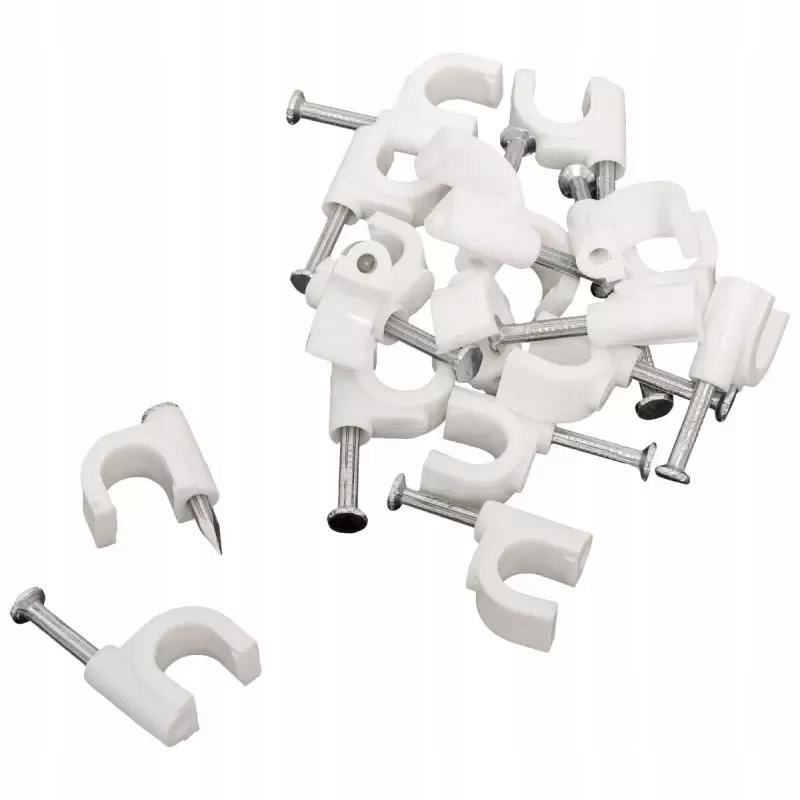 Halterung Mit Nagel Für Runde Kabel, Klappbar O 6