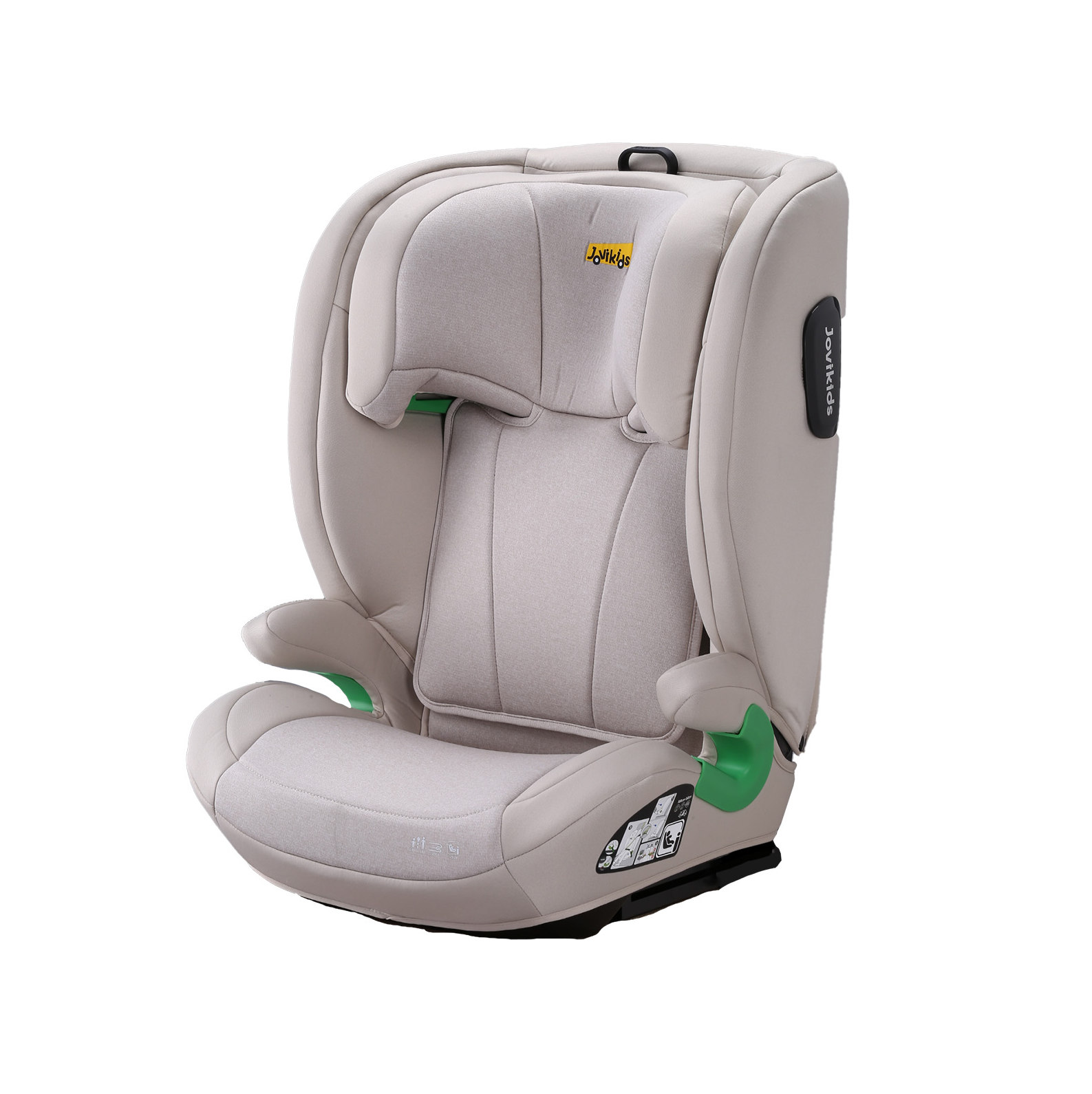 Okwish I-size R129 Kindersitz Mit Rückenlehne, 100–150 Cm, Beige
