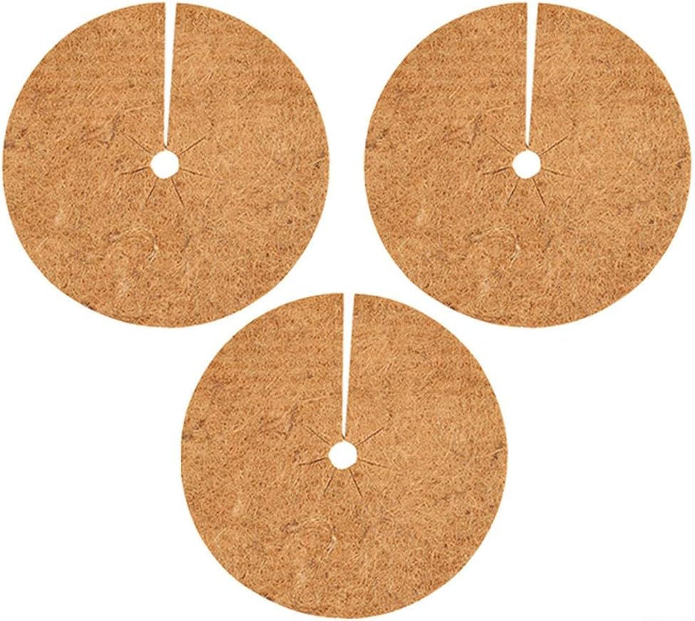 Schutzmatte Aus Kokosfasern, Kokosmulchscheiben Für Blumentöpfe, Pflanzen, Bäume Und Sträucher, 30 Cm