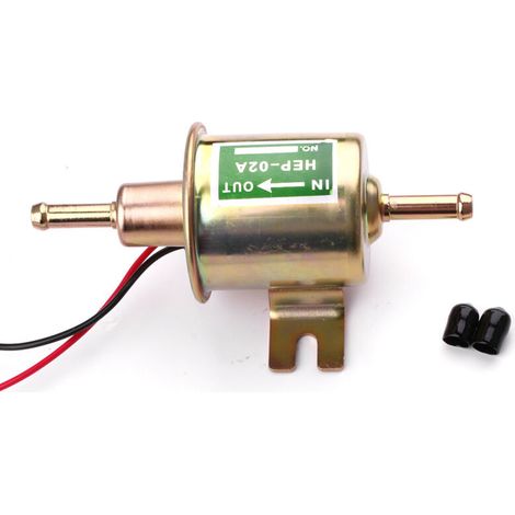 Elektronische Kraftstoffpumpe Hep-02a (12–24 V), Elektronische Dieselpumpe, Gold-version 12 V, Externe Pumpe Für Fahrzeugmodifikationen