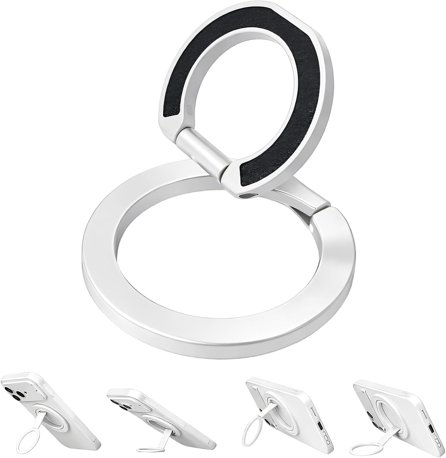 360° Magnetischer Ringhalter Für Auto- Und Bürotelefon