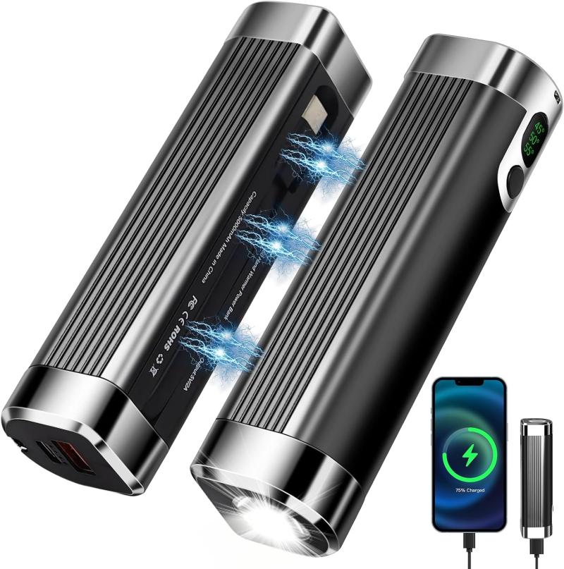 Wiederaufladbarer Handwärmer Mit 8000 Mah – 3-in-1 Magnetischer Elektrischer Handwärmer – Usb-batteriebetrieb