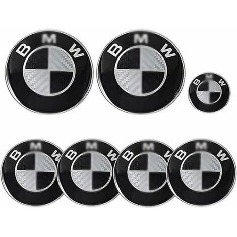 Set Mit 7 Bmw-emblemen (82 Mm, 68 Mm, 45 Mm) – Abs Und Aluminium – Stoßfest – Wasserdicht Und Rostfrei