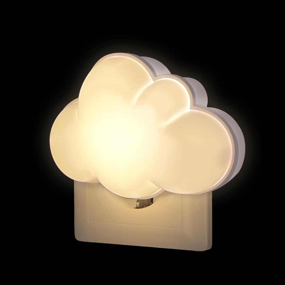 Kinder-nachtlicht Zum Einstecken, Wolken-nachtlampe Fürs Babyzimmer, Automatisch