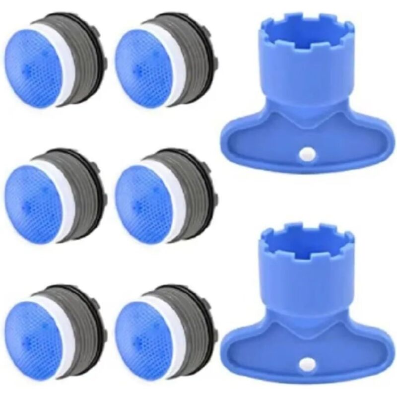 18,5 Mm Wasserhahn-luftsprudler Mit Ausbauschlüssel, Wassersparfilter, Küchenspülen-armatur, Durchflussregler Mit Integriertem Sprudelstein (18,5 Mm)