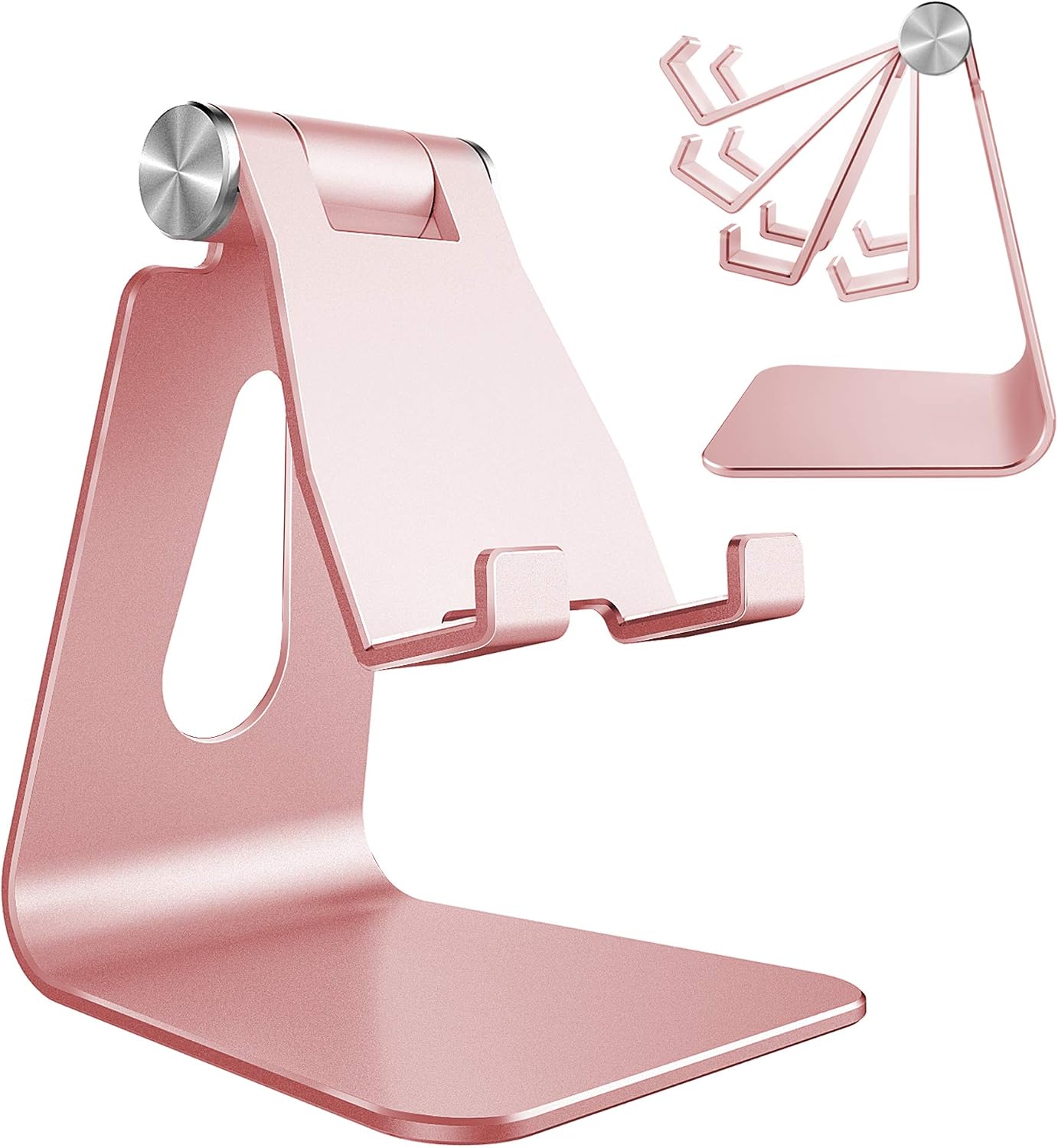 Verstellbarer Handyhalter Für Den Schreibtisch, Roségold
