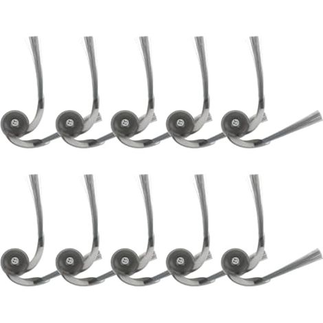 10 Seitenbürsten Für Staubsauger, Kompatibel Mit Roborock Qrevo Curv S5x, Qrevo Edge S5a, Saros 10r Und Saros 10 Saugroboter