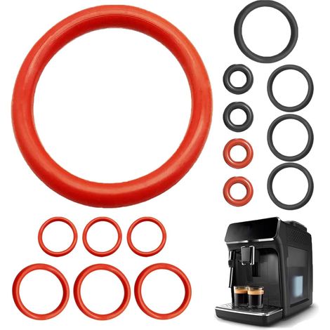 Packung Mit 15 Silikon-o-ringen Für Stützventil, Dampfventil, Brühgruppe Und Ausgabeventil, Kompatibel Mit Kaffeemaschinen Von Philips, Saeco, Spidem Und Gaggia.