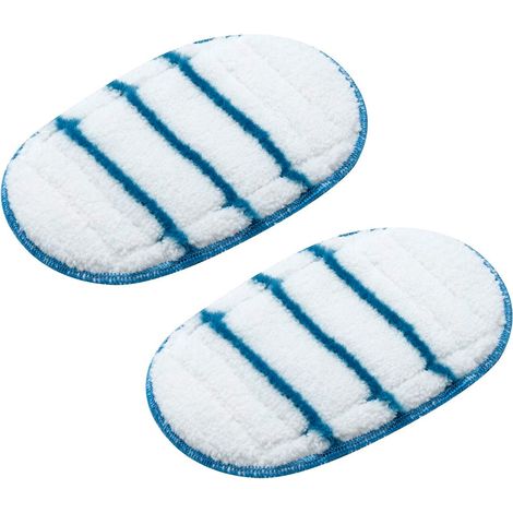Set Mit 2 Mikrofaserpads Für Dampfreiniger – Waschbar Bis Zu 100 Mal – Kompatibel Mit Steamitt Dampfhandschuhen – Effektive Reinigung
