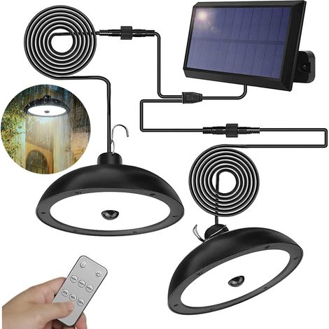 Solar-außenleuchte Mit Bewegungsmelder – Wasserdicht Nach Ip65 – Fernbedienung – Einstellbare Helligkeit Für Garten Und Balkon