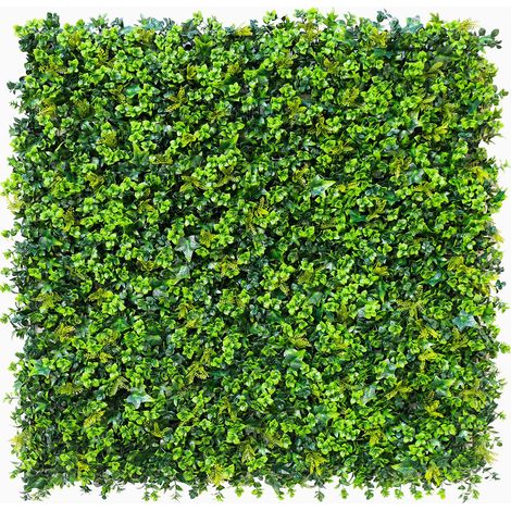 Künstliche Efeu-laubwand – 1 M² – Farbe: Grün – Wetterbeständig – Dekorativer Sichtschutz Für Den Innen- Und Außenbereich