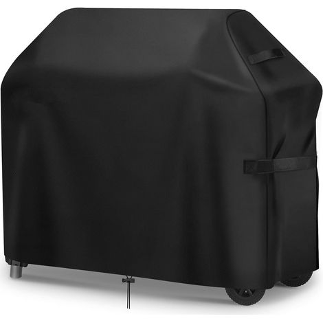Gasgrillabdeckung, Grillplane 147 X 61 X 122 Cm, Schutzhülle Für Den Außenbereich, Wasserdicht Und Sonnenbeständig, Aus 420d Oxford-gewebe, Passend Für Weber-grills, Schwarz