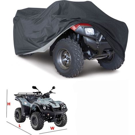 Schutzhülle Für Atv, Motorrad, Quad, Wasserdicht, Uv-beständig, 145 X 85 X 98 Cm, Robuste Atv-/quad-abdeckung, E-bike-abdeckung, Strandauto-abdeckung