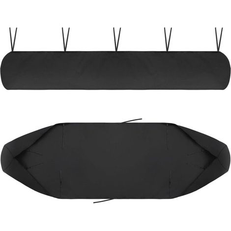 Schutzhülle Für Gartenmarkisen (5 M, Schwarz), Aufbewahrungstasche Aus 210d Oxford-plane, Uv-beständig, Staubdicht, Wasserdicht, Schnee- Und Regendicht Im Winter, Für Terrassenüberdachungen Und Garten