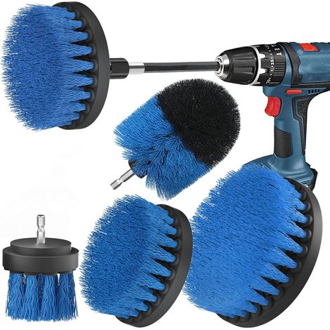 5-teiliges Nylon-reinigungsbürsten-set Für Bohrmaschinen – Gründliche Reinigung Für Küche, Bad Und Auto – Kompatibel Mit Elektrischen Bohrmaschinen – Mezheng