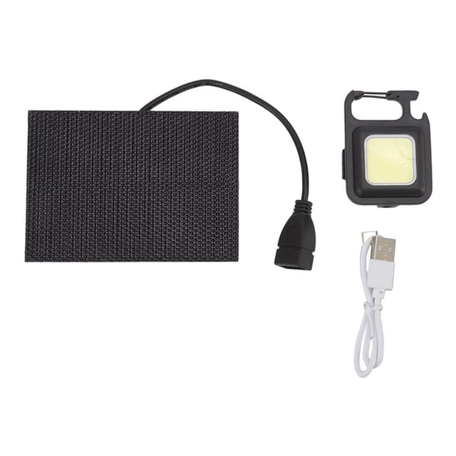5W monokristalline LED-Solarlampe IP68 USB-aufladbar für Outdoor-Camping
