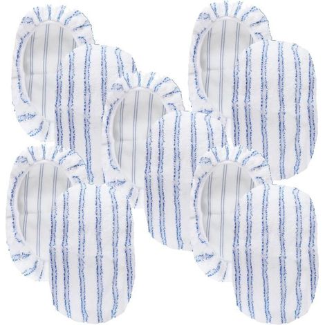 Universelle Mikrofaser-ersatzpads Für O-cedar-wischmopps – 10er-packung, 38 X 20 Cm, Waschbar Und Wiederverwendbar