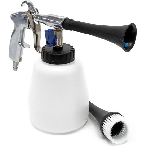 Pneumatische Druckluftpistole – Druck 6,3–8 Bar – Fassungsvermögen 1000 Ml – Schnellanschluss 1/4″ – Ergonomische Düse Für Schwer Zugängliche Stellen