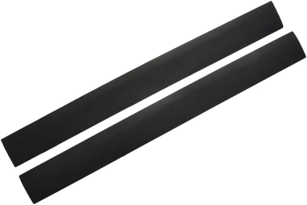 Set Mit 2 Schwarzen Silikondichtungen, 63 Cm Lang, Zum Abdichten Der Lücke Zwischen Arbeitsplatte Und Herd, Hitzebeständig, Schmutzabweisend