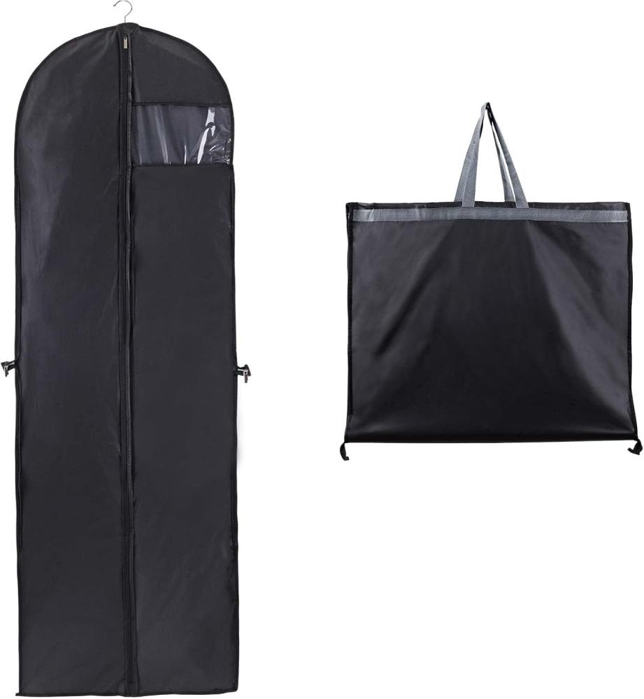 Kleidersack Für Brautkleider, 60 X 180 Cm, Lang, Schwarz