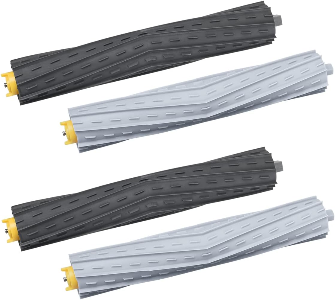 2-teiliges Gummibürsten-set Für Irobot 800 & 900 Serie Ersatzwalzenbürste, Kompatibel Mit Roomba 850, 860, 861, 866, 870, 880, 890, 960 Und 980