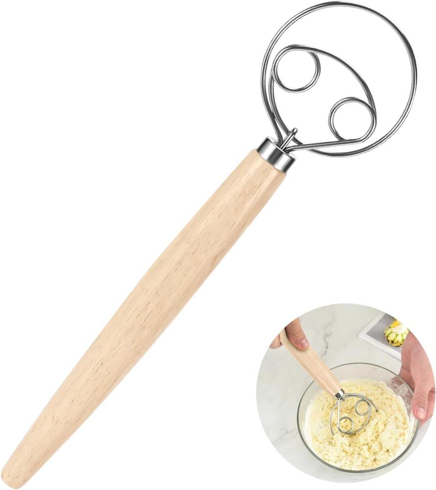 Dänischer Teigrührer, Profi-küchenbesen, Teigkneter, Teigmixer