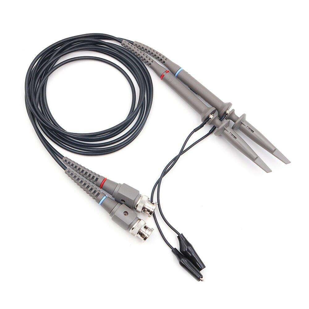 2 Stück P6100 Oszilloskop 100mhz Tastköpfe Mit Klemmkabel