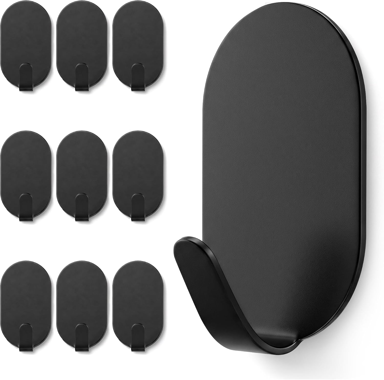 Set Mit 10 Selbstklebenden Haken – Nagelfreie Wandhaken – Robuste Klebehaken Für Bad, Küche, Büro, Spüle Und Kühlschrank