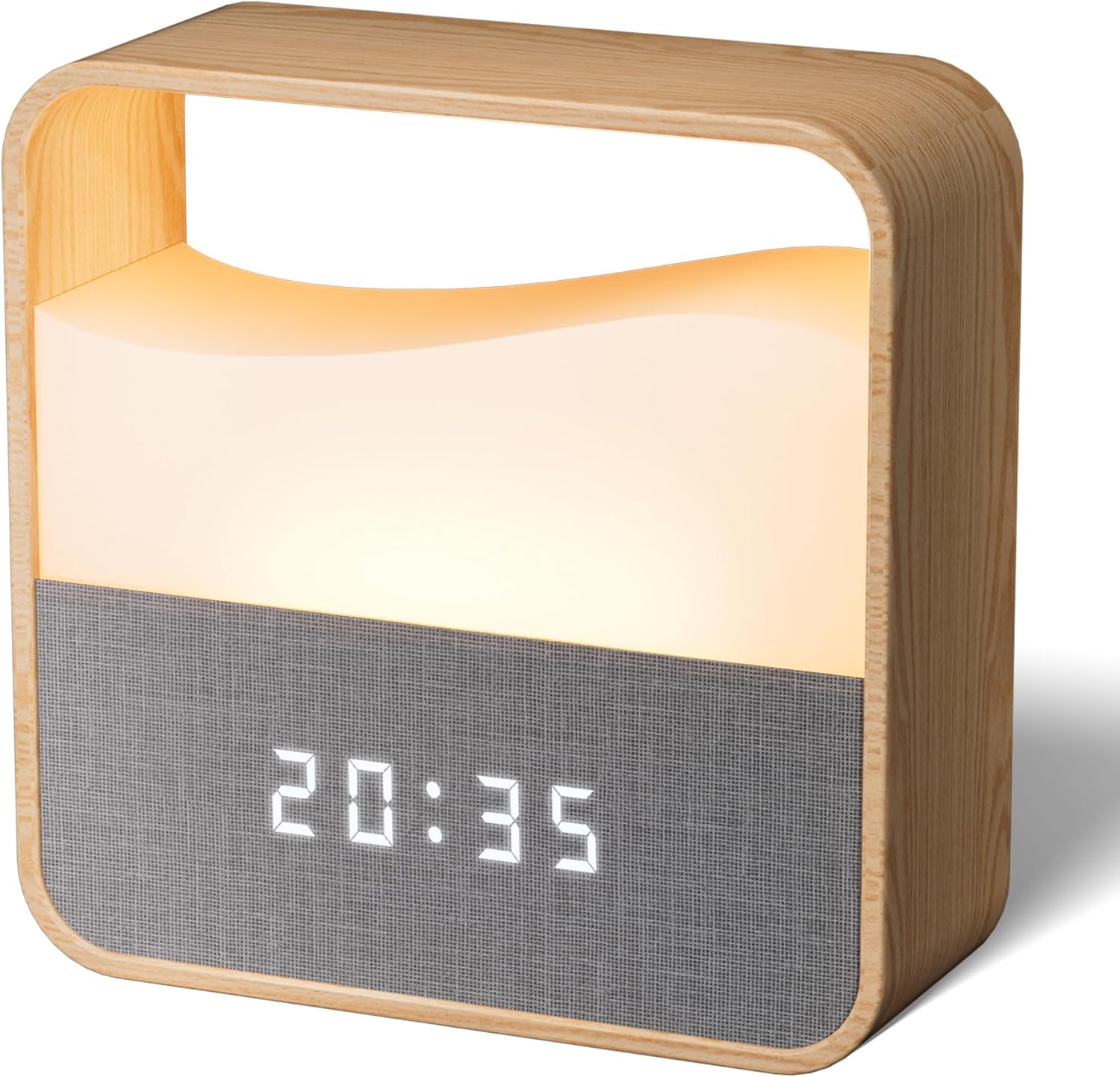 Digitaler Wecker, Nachttischwecker, Verstellbares Nachtlicht Fürs Schlafzimmer