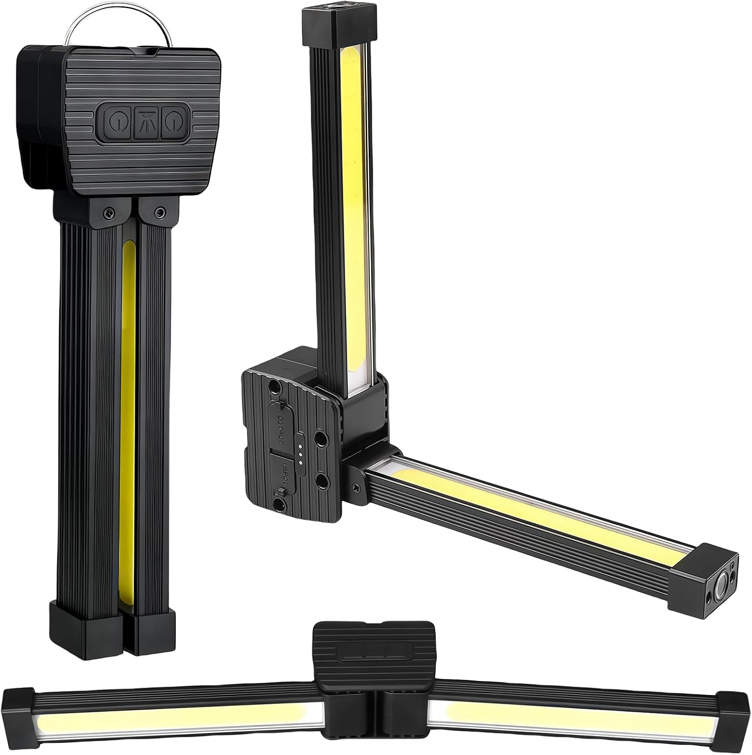 Fitnessleuchte: Tragbare Magnetische Led-fitnessleuchte Mit Haken, 180-grad-klappleuchte, Wasserabweisend, Usb-notleuchte Für Den Außenbereich