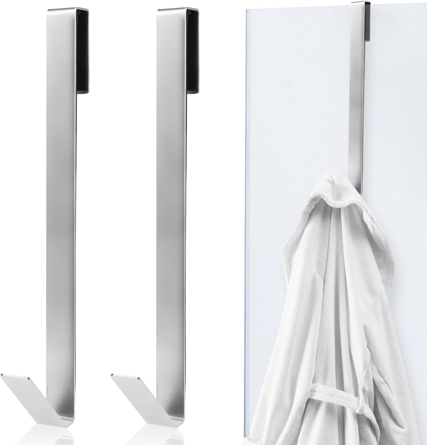 Set Mit 2 Duschtürhaken, 25,4 Cm