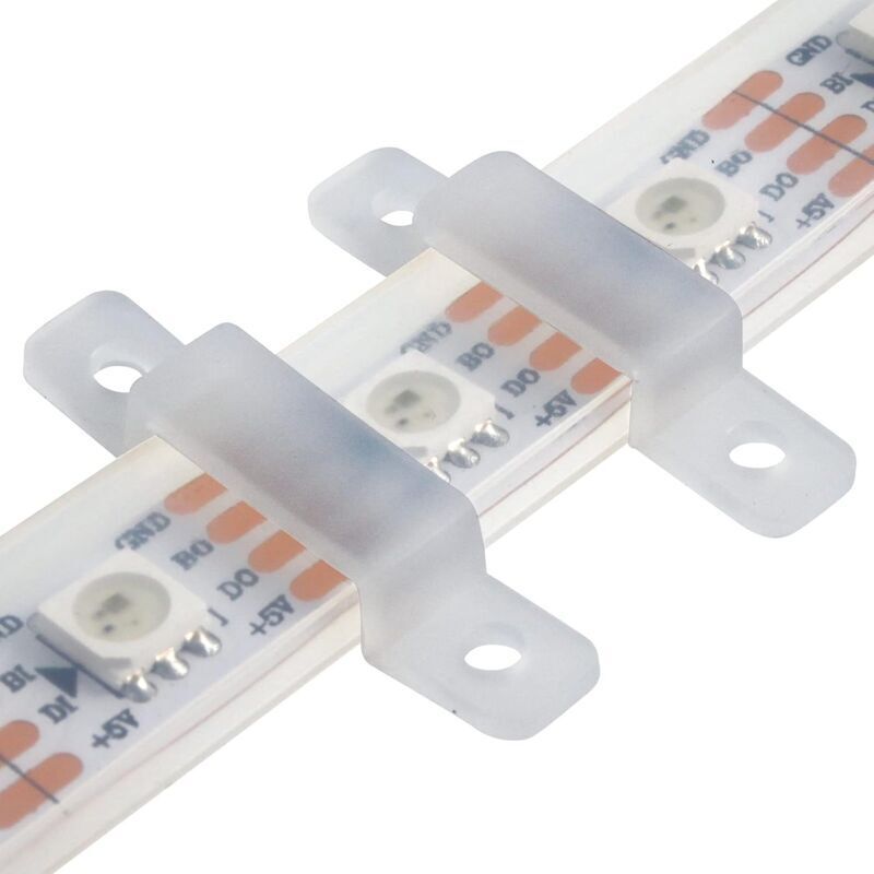 100 Stück Led-streifen-befestigungsclips, 10 Mm Breite, Wasserdichte Led-streifen-montageclips