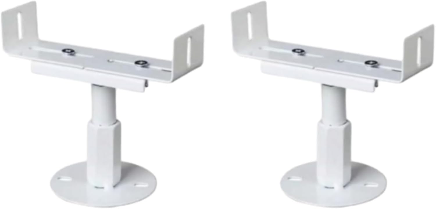 Set Mit 2 Verstellbaren Bodenhalterungen Für Aluminiumheizkörper (8–13 Cm Hoch), Elegantes Design, Speziell Für Gusseisenheizkörper Entwickelt, Salzbeständig, Einfache Montage, Weiß